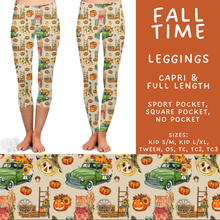 Load image into Gallery viewer, Batch #582 - Hello Fall 3 - Closes 9/7 - ETA early Nov - Fall Time Full and Capri Length Leggings
