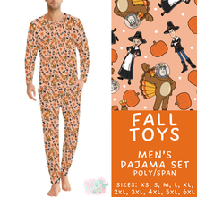 Load image into Gallery viewer, Batch #580 - Fall Family Pajamas 2 - Closes 9/4 - ETA early Nov - Fall Toys Men's Pajama Set
