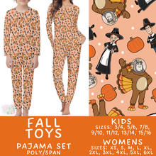 Load image into Gallery viewer, Batch #580 - Fall Family Pajamas 2 - Closes 9/4 - ETA early Nov - Fall Toys Women's &amp; Kid's Pajama Set
