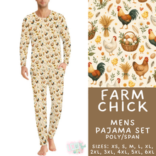 Load image into Gallery viewer, Batch #587 - Family Pajamas 2 - Closes 9/18 - ETA mid Nov - Farm Chick Men's Pajama Set
