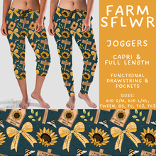 Load image into Gallery viewer, Batch #582 - Hello Fall 3 - Closes 9/7 - ETA early Nov - Farm SFlwr Full and Capri Length Joggers
