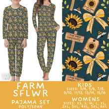 Load image into Gallery viewer, Batch #580 - Fall Family Pajamas 2 - Closes 9/4 - ETA early Nov - Farm Sflwr Women's &amp; Kid's Pajama Set
