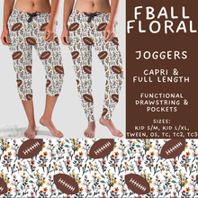 Load image into Gallery viewer, Batch #575 - Fun Run 26 - Closes 8/26 - ETA late October - FBall Floral Full and Capri Length Joggers

