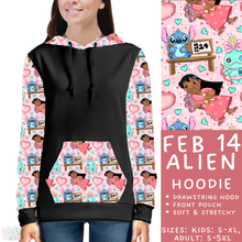 Load image into Gallery viewer, Batch #457 - Magical Character Love Collection - Closes 12/1 - ETA mid Jan - Feb 14 Alien Hoodie
