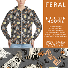 Load image into Gallery viewer, Batch #556 - Halloween 3 - Closes 7/15 - ETA mid Sept - Feral Full Zip Hoodie
