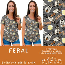 Load image into Gallery viewer, Batch #556 - Halloween 3 - Closes 7/15 - ETA mid Sept - Feral Everyday Tank &amp; Tee
