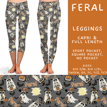Load image into Gallery viewer, Batch #556 - Halloween 3 - Closes 7/15 - ETA mid Sept - Feral Full and Capri Length Leggings
