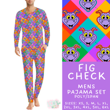 Load image into Gallery viewer, Batch #590 - Magical Family Pajamas - Closes 9/18 - ETA mid Nov - Fig Check Men's Pajama Set
