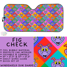 Load image into Gallery viewer, Batch #554 - Car Accessories 3 - Closes 7/10 - ETA early/mid Sept - Fig Check Windshield Sun Shade

