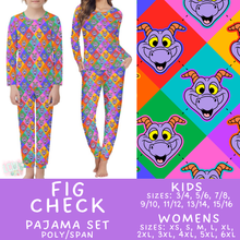 Load image into Gallery viewer, Batch #590 - Magical Family Pajamas - Closes 9/18 - ETA mid Nov - Fig Check Women's &amp; Kid's Pajama Set
