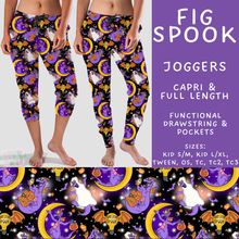 Load image into Gallery viewer, Batch #567 - Magical Character Halloween - Closes 8/10 - ETA early Oct - Fig Spook Full and Capri Length Joggers
