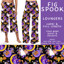 Load image into Gallery viewer, Batch #567 - Magical Character Halloween - Closes 8/10 - ETA early Oct - Fig Spook Capri and Full Length Loungers
