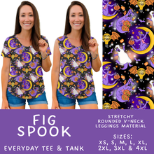 Load image into Gallery viewer, Batch #567 - Magical Character Halloween - Closes 8/10 - ETA early Oct - Fig Spook Everyday Tank &amp; Tee
