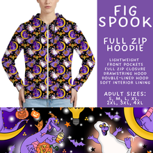 Load image into Gallery viewer, Batch #567 - Magical Character Halloween - Closes 8/10 - ETA early Oct - Fig Spook Full Zip Hoodie
