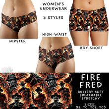 Load image into Gallery viewer, Ready To Ship - Fire Fred Women&#39;s Underwear - Boy Short TC2
