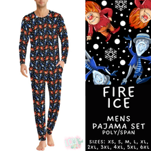 Load image into Gallery viewer, Batch #584 - Christmas Family Pajamas - Closes 9/11 - ETA mid Nov - Fire Ice Men's Pajama Set
