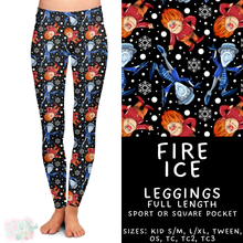 Load image into Gallery viewer, Ready to Ship - Fire Ice Full Length Leggings - Square Pocket TC
