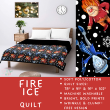 Load image into Gallery viewer, Batch #597 - Christmas Quilts - Closes 10/12 - ETA early Dec - Fire Ice Quilt
