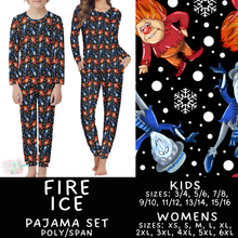 Load image into Gallery viewer, Batch #584 - Christmas Family Pajamas - Closes 9/11 - ETA mid Nov - Fire Ice Womens &amp; Kids Pajama Set
