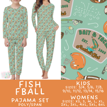 Load image into Gallery viewer, Batch #587 - Family Pajamas 2 - Closes 9/18 - ETA mid Nov - Fish FBall Women's &amp; Kid's Pajama Sets
