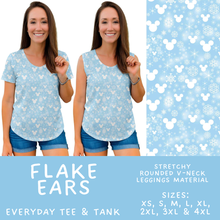 Load image into Gallery viewer, Batch #606 - Magical Character Winter - Closes 10/30 - ETA late Dec - Flake Ears Everyday Tank &amp; Tee
