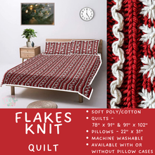 Load image into Gallery viewer, Batch  #410 - Cozy Quilts - Closes 9/10 - ETA late October - Flakes Knit Quilt

