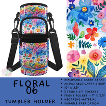 Load image into Gallery viewer, Batch #551 - Tumbler Holder 2 - Closes 7/3 - ETA early Sept - Floral 06 Tumbler Holder
