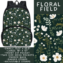 Load image into Gallery viewer, Batch #545 - Back to School 3 - Closes 6/19 - ETA early/mid August - Floral Field Backpacks

