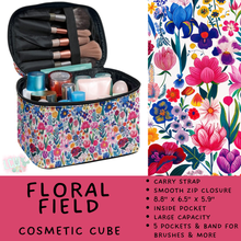 Load image into Gallery viewer, Batch #559 - Cosmetic Cube Collection - Closes 7/22- ETA late Sept - Floral Field Cosmetic Cube
