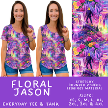 Load image into Gallery viewer, Batch #568 - Halloween Spooky Sets 3 - Closes 8/12 - ETA early October - Floral Jason Everyday Tank &amp; Tee
