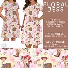 Load image into Gallery viewer, Batch #585 - Magical Faves 24 - Closes 9/14 - ETA mid Nov - Floral Jess Adult &amp; Kids Dresses
