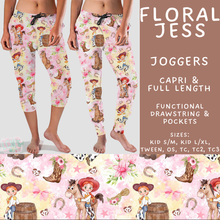 Load image into Gallery viewer, Batch #585 - Magical Faves 24 - Closes 9/14 - ETA mid Nov - Floral Jess Full and Capri Length Joggers
