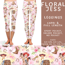 Load image into Gallery viewer, Batch #585 - Magical Faves 24 - Closes 9/14 - ETA mid Nov - Floral Jess Full and Capri Length Leggings
