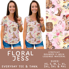 Load image into Gallery viewer, Batch #585 - Magical Faves 24 - Closes 9/14 - ETA mid Nov - Floral Jess Everyday Tank &amp; Tee

