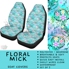 Load image into Gallery viewer, Batch #554 - Car Accessories 3 - Closes 7/10 - ETA early/mid Sept - Floral Mick Vehicle Seat Covers
