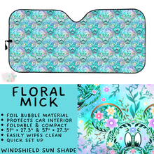 Load image into Gallery viewer, Batch #554 - Car Accessories 3 - Closes 7/10 - ETA early/mid Sept - Floral Mick Windshield Sun Shade
