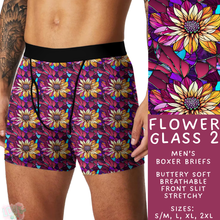 Load image into Gallery viewer, Batch #340 - Comfortable Underwear 4 - Closes 5/16 - ETA early July - Flower Glass 2 Men&#39;s Boxer Briefs
