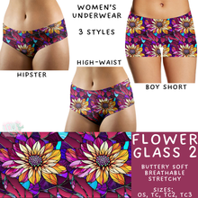 Load image into Gallery viewer, Batch #340 - Comfortable Underwear 4 - Closes 5/16 - ETA early July - Flower Glass 2 Women&#39;s Underwear

