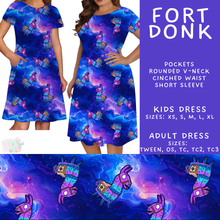 Load image into Gallery viewer, Batch #607 - Fun Run 28 - Closes 11/2 - ETA early Jan - Fort Donk Adult &amp; Kids Dresses
