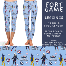 Load image into Gallery viewer, Batch #592 -  Fun Run 27 - Closes 9/30 - ETA late Nov - Fort Game Full and Capri Length Leggings
