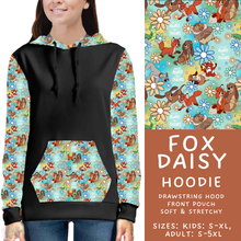 Load image into Gallery viewer, Batch #585 - Magical Faves 24 - Closes 9/14 - ETA mid Nov - Fox Daisy Hoodie

