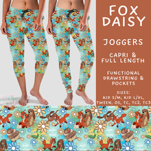 Load image into Gallery viewer, Batch #585 - Magical Faves 24 - Closes 9/14 - ETA mid Nov - Fox Daisy Full and Capri Length Joggers
