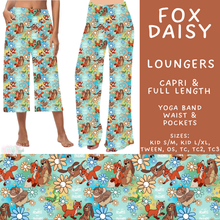 Load image into Gallery viewer, Batch #585 - Magical Faves 24 - Closes 9/14 - ETA mid Nov - Fox Daisy Capri and Full Length Loungers
