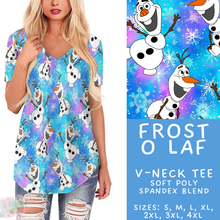 Load image into Gallery viewer, Batch #434 - Magical Christmas - Closes 10/22 - ETA early Dec - Frost O Laf V-Neck Tee
