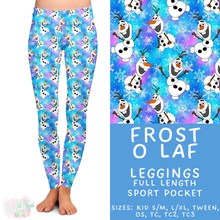 Load image into Gallery viewer, Batch #434 - Magical Christmas - Closes 10/22 - ETA early Dec - Frost O Laf Full Length Leggings

