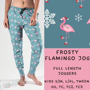 Ready To Ship - Coastal Christmas - Frosty Flamingo