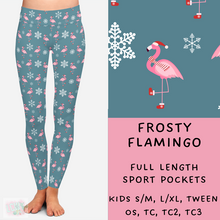 Load image into Gallery viewer, Ready To Ship - Coastal Christmas - Frosty Flamingo
