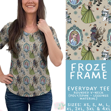 Load image into Gallery viewer, Batch #536 - Frames Collection - Closes 5/29 - ETA late July - Froze Frame Everyday Tee
