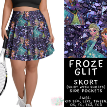 Load image into Gallery viewer, Batch #557 - Princess Glitter - Closes 7/17 - ETA mid Sept - Froze Glit Skort
