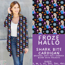 Load image into Gallery viewer, Batch #569 - Princess Halloween - Closes 8/14 - ETA early/mid Oct - Froze Hallo Cardigan
